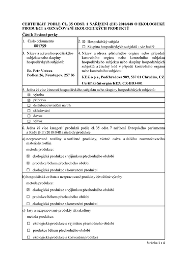 Certifikáty